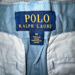 Boys polo chinos in light blue - sz 14